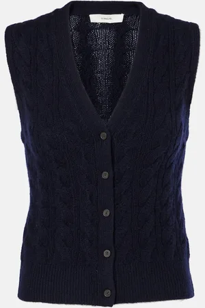 Vince Gilet in misto lana e cashmere