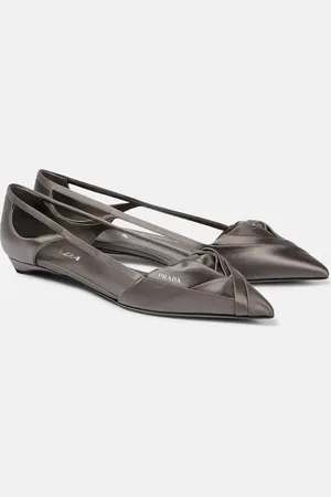 Prada Ballerine in raso con cut-out
