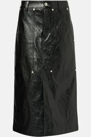 Marant Etoile Gonna midi Angele in similpelle