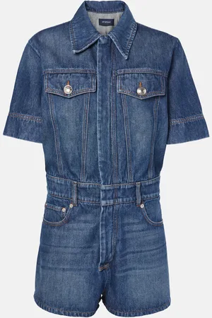 Sportmax Jumpsuit corta Guglia di jeans