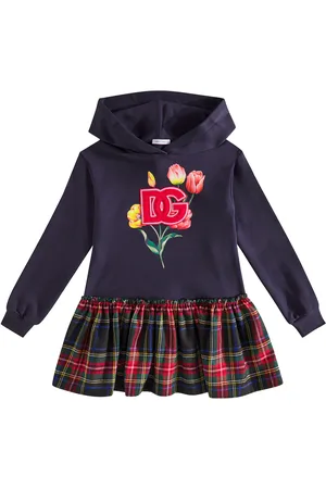 Dolce & Gabbana Abito in misto cotone con cappuccio