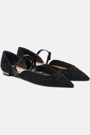 Aquazzura Ballerine Mary Jane in bouclé