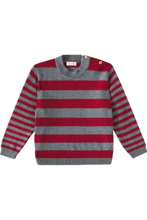 La Coqueta Pullover Bromo in lana a righe