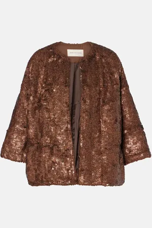 DRIES VAN NOTEN Giacca con paillettes