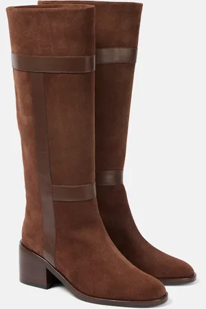 Robert Clergerie Stivali Lyube 65 in suede e shearling