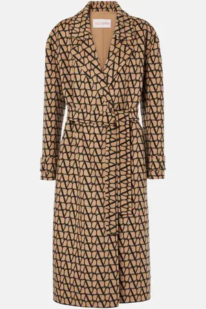 VALENTINO Cappotto Toile Iconographe in seta e lana