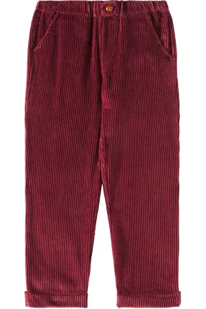 La Coqueta Pantaloni regular Benito in velluto