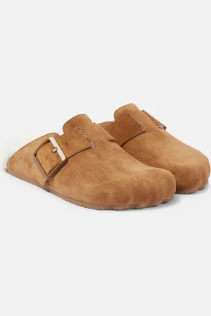 Balenciaga Mules Sunday in suede e shearling