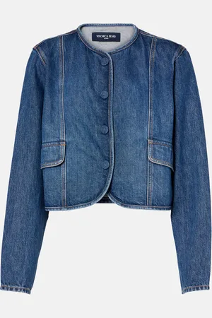 VERONICA BEARD Giacca di jeans Cordell cropped