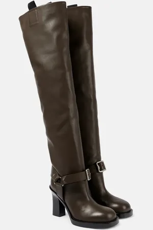 Burberry Stivali cuissardes in pelle