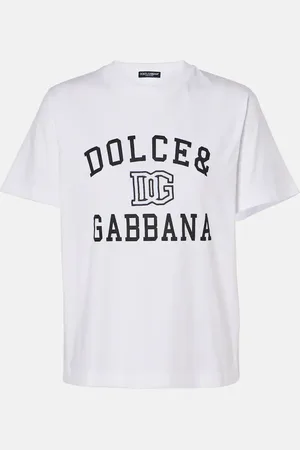Dolce & Gabbana T-shirt in jersey di cotone con logo