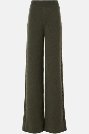 Loro Piana Pantaloni a gamba larga Napier in cashmere