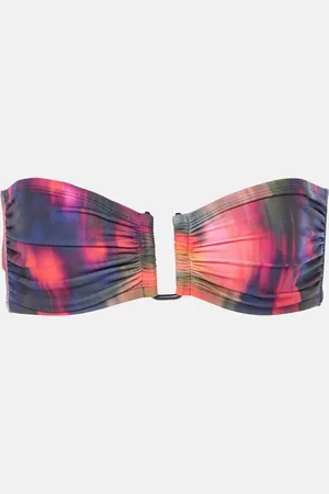 ERES Top bikini Meridien con stampa