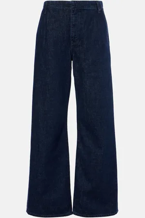 RE/DONE Jeans a gamba larga Triuser a vita alta