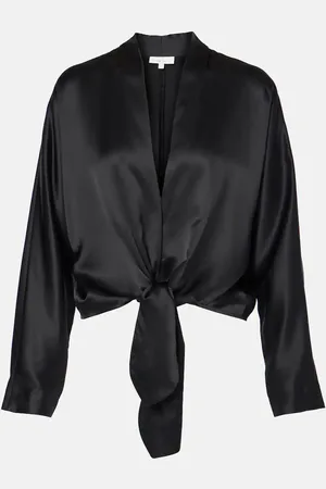 The Sei Blusa in seta con fiocco