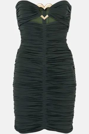 AREA Abito corto con cut-out