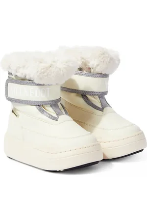 Moon Boot Stivali doposcì Junior Park Strap con pelliccia sintetica
