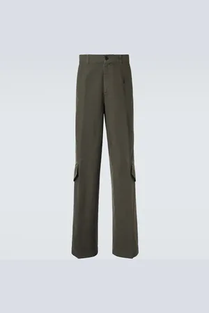 DRIES VAN NOTEN Pantaloni cargo in cotone