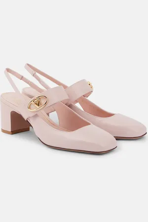 VALENTINO GARAVANI Pumps slingback Mary Jane in pelle