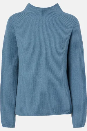 Max Mara Pullover Elica in lana e cashmere a coste
