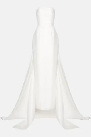 Solace Bridal - Abito lungo Imani in twill