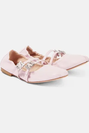 Roger Vivier Ballerine Mary Jane in pelle con cristalli