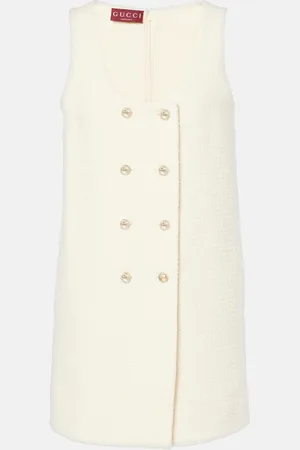 Gucci Abito corto in misto lana bouclé
