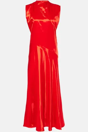Jil Sander Abito midi in raso