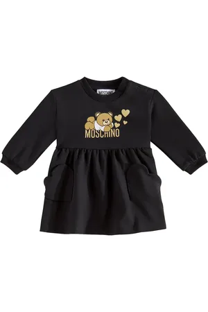 Moschino Baby - Abito in cotone con logo