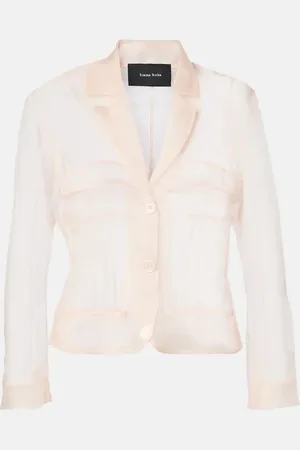 Simone Rocha Blusa in organza di seta