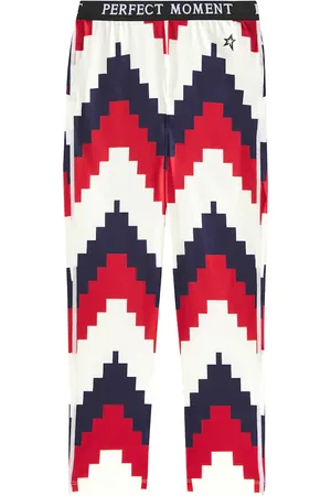 Perfect Moment Leggings in jersey chevron con logo