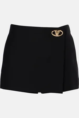 VALENTINO Skort VLogo Bold in crêpe couture