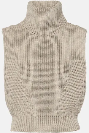 Givenchy Gilet cropped in maglia di lana