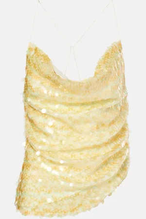 XU ZHI Top con paillettes
