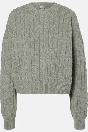 Loewe Pullover in lana a trecce