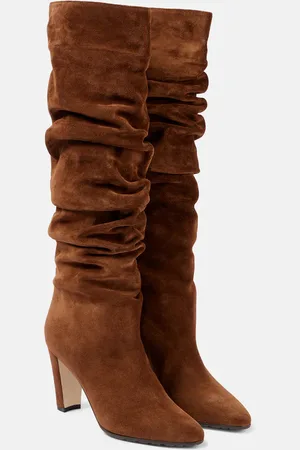 Manolo Blahnik Stivali Calasso 90 in suede