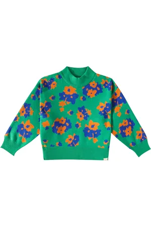 Tiny Cottons Pullover Flowers in cotone e lana
