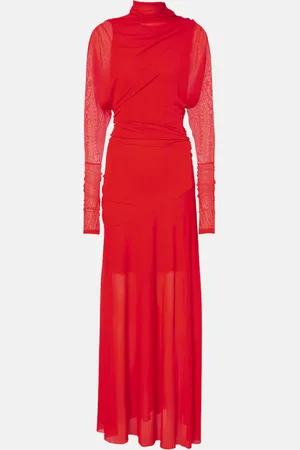 Proenza Schouler Abito lungo Paula in crêpe
