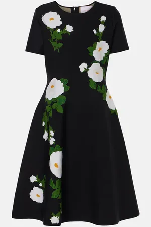 Carolina Herrera Abito midi in jacquard