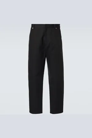 Prada Pantaloni cropped in cotone