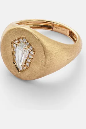 Kamyen Anello per mignolo Kite in 18kt con diamanti