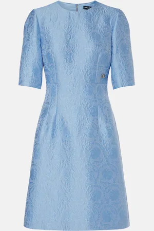 Dolce & Gabbana Abito corto in jacquard di misto cotone
