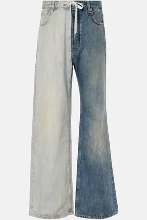 Balenciaga Jeans a gamba larga Fifty-Fifty