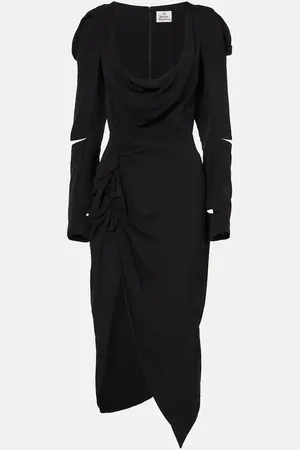 Vivienne Westwood Abito midi Panther drappeggiato