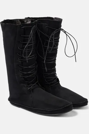 The Row Stivali Tyler stringati in suede