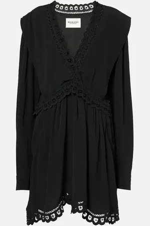 Marant Etoile Abito corto Felie con pizzo