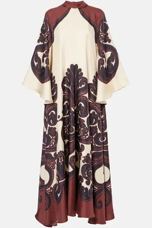 La DoubleJ Abito lungo Magnifico in twill di seta