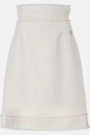 Dolce & Gabbana Gonna midi in tweed di misto lana