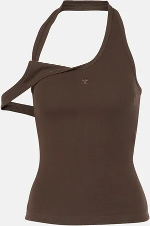 Courrèges Courrèges Top in misto cotone