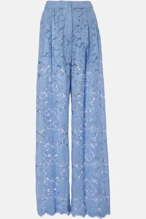 Dolce & Gabbana Pantaloni a gamba larga in pizzo